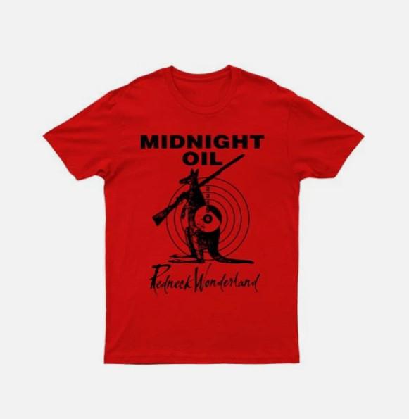

Midnight Oil Redneck Wonderland Cotton TShirt Full Size Unisex T-Shirt XXXXL