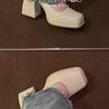 2025 New Korean Style Fashion Square Toe Women's Pumps Sweet Beaded  Jane Shoes Elegant Wedding Bridal Shoes Plus Size 34-42
