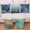 1pc Claude Monet Pillow Case Square Bedroom Sofa Leisure Comfort Cushion Car Living Room Home Decoration