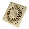 Gold Floor Drain Set Bathroom Toilet Deodorant AntiOdor AntiClogging Strainer Accessory(Shallow