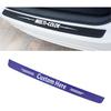 Customizable Door Protector, Carbon Fiber Leather Door Sill Protector for Cars, Car Door Edge Guard Threshold Protection