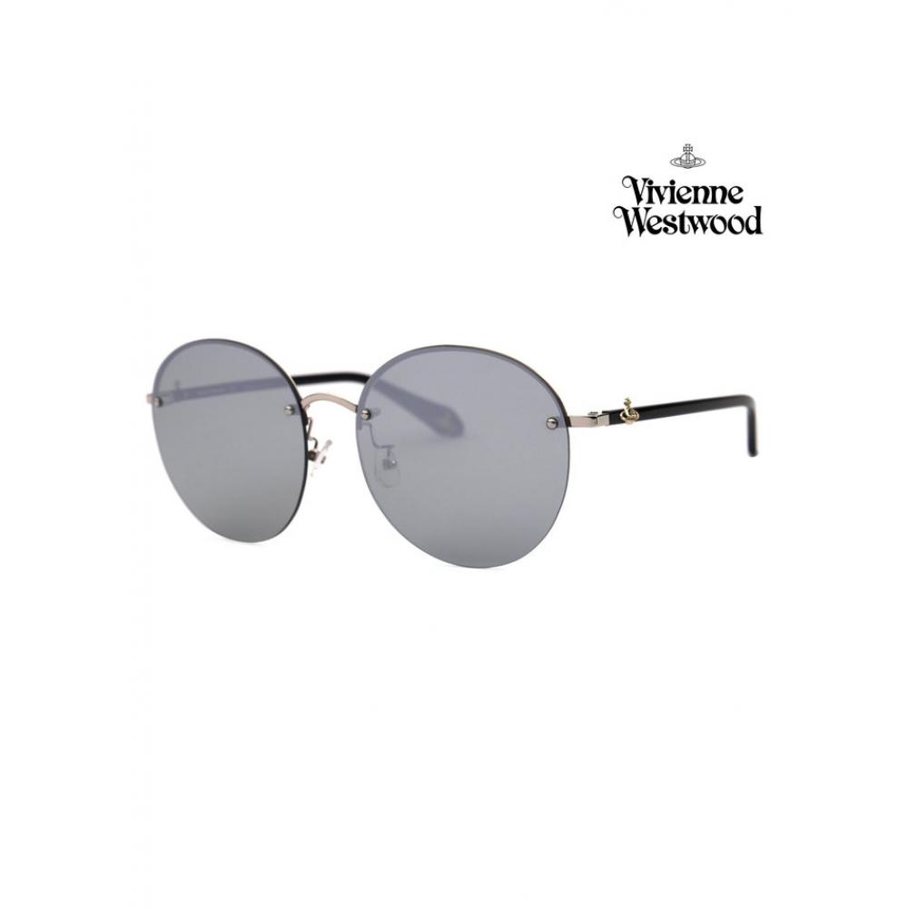 

Vivienne Westwood Vivienne Westwood Vw976s 01 Ripper Round Boeing Mirror Lens Oversized Luxury Sunglasses VW976S01R