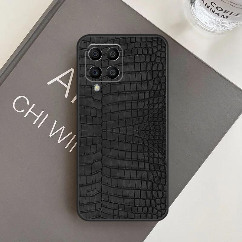 Crocodile Pattern Print Case For Samsung Galaxy M14 M34 M54 M21 M51 M12 M32 M52 M13 M23 M33 M53 M31s M30s M20 Coque