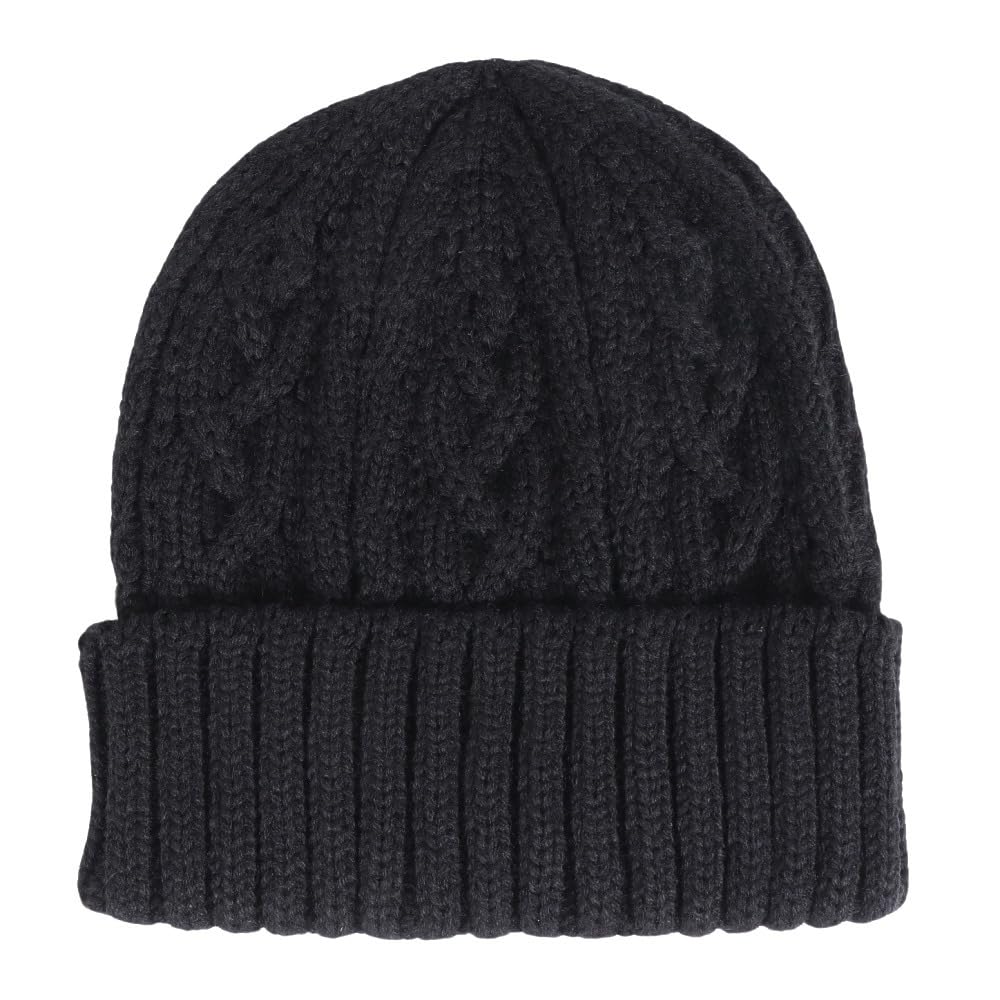 North Kablo Örgü Soğuk Free Size [Yüz] Bere, Unisex, Şapka, Koruma, Siyah,