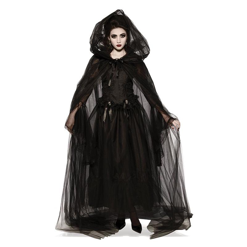 Female Zombie Bride Costume Halloween Cosplay Party Ghost Witch Or Vampire Outfit Polyester Fabric