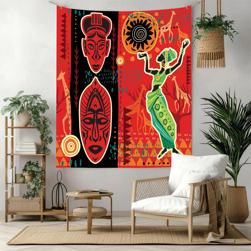 African Style Wall Decor Tapestry Art For Pet Memorial Birthdaywedding Party Backdrop Family Gift