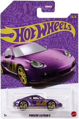 Hot Wheels Pearl Chrome Porsche Cayman 57th Scale Diecast Car & S, Anniversary, 5/6, 164