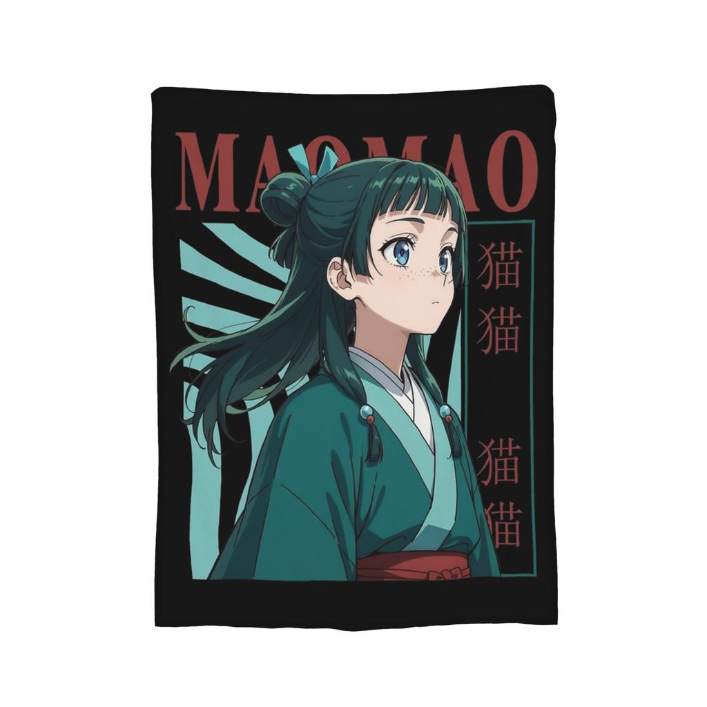 The Apothecary Diaries Anime Maomao Blanket Velvet Autumn/Winter Thin Throw Blankets for Bed Travel Bedding Throws