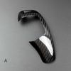 Car Real Carbon Fiber Gear Knob Decoration for BMW E46 E60 E90 F10 F30 F20 F20 X1 3 GT Z4 Series Can Only Fit Left Hand Drive