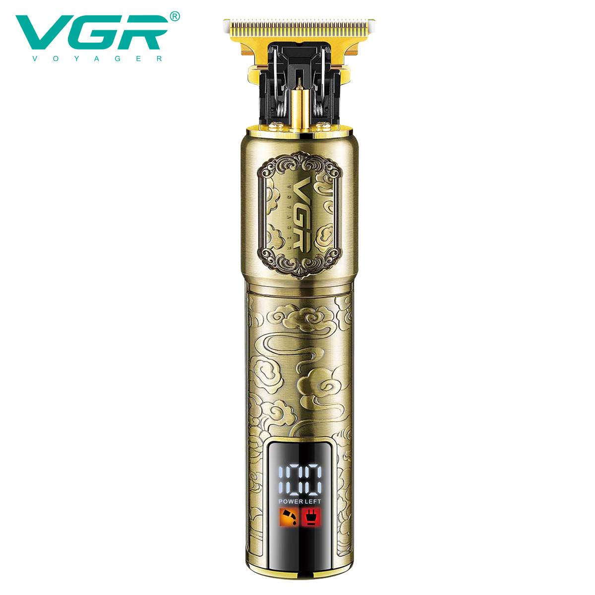 

VGR V-073 Hair Clipper Repair Beard Shaving Body Hair Trimmer Clippers Electric Machine Men Haircut Machine 0mm Barber Shaver Safe and Skin-friendly золотой