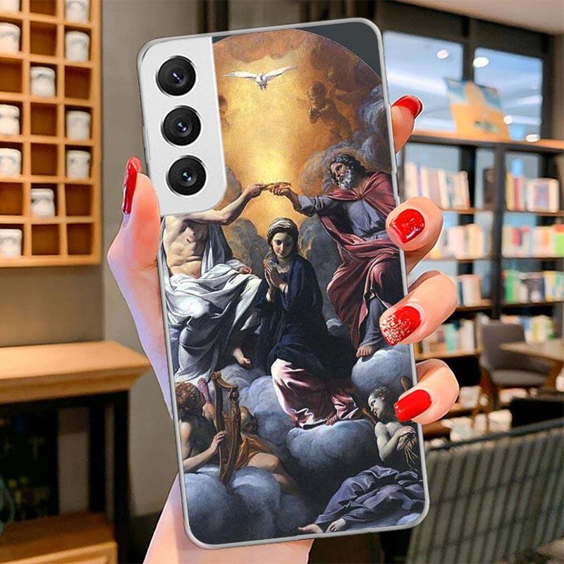 Renaissance Art Painting Cover Phone Case For Samsung Galaxy S26 S25 Edge S24 Ultra S23 S22 Plus S21 S20 FE Soft Fundas Shell Ga