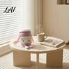 Zipper Closure Purse Milk Tea Cup Bag Plush Cute Smiling Face Crossbody Adjustable Shoulder Strap Bag Purse Novelty for Girls Shopping