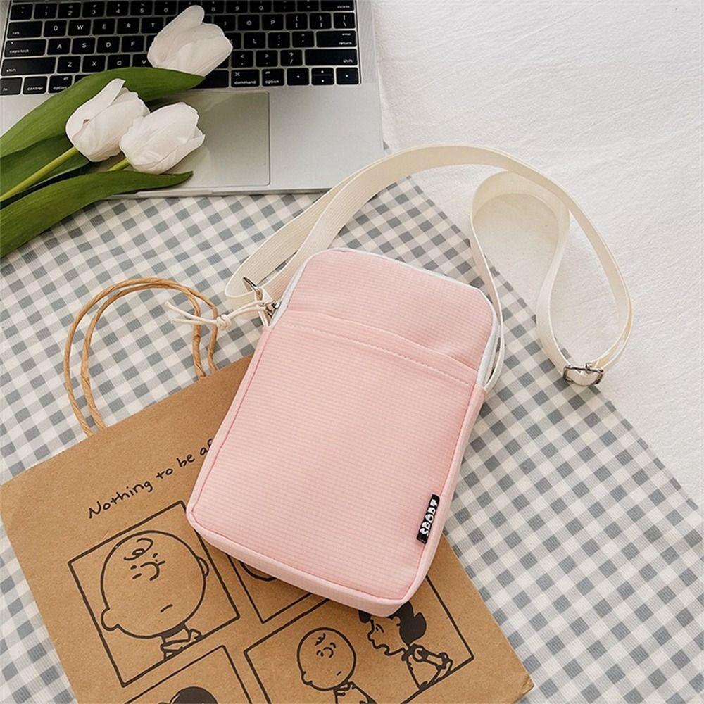 Canvas Phone Purse Crossbody Simple Crossbody Phone Pouch Cell Phone Purse for Phone Storage
