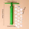 1set Clay Gun Extruder with 20 Unique Disc for Pottery Ceramic Craft Polymer Sculpture Modeling Fondant Cake Clay Sugar Tools