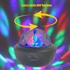 USB Powered Starry Sky Projector Lamp RGB Night Light Automatic Rotating Crystal Desk Lamp for Bedroom Kids Home Party Decor