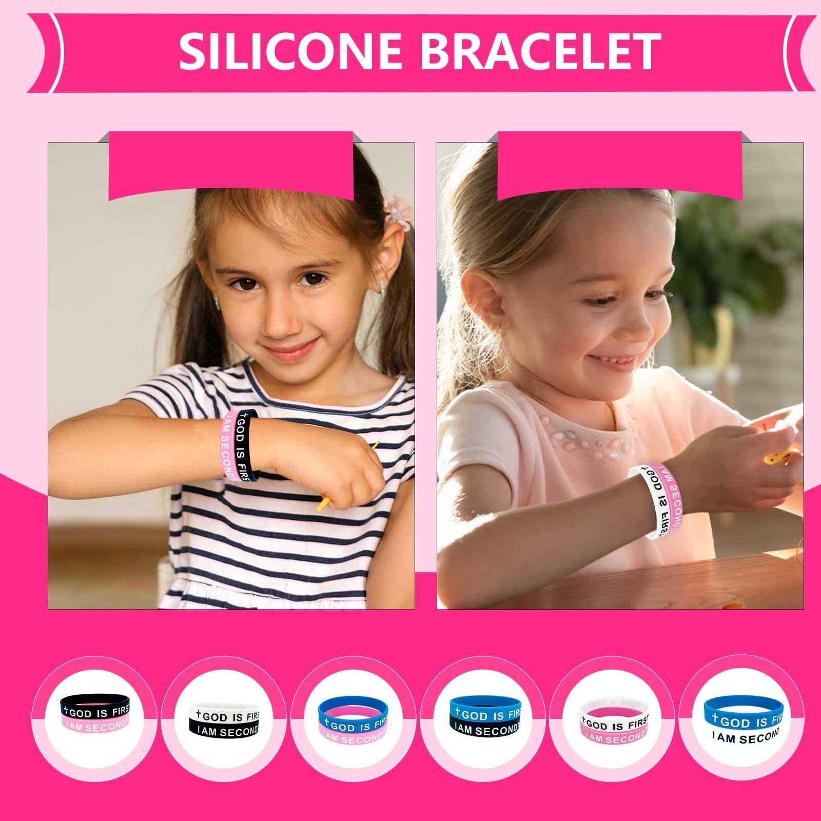 

Silicone Bracelet First Sports Wristband Rubber Bracelet One Size