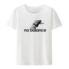 Funny Tee Tops No Balance T-Shirt  Novelty Comfortable Roupas Graphic Printed Clothes Men Clothing Creative Graphic T Shirts