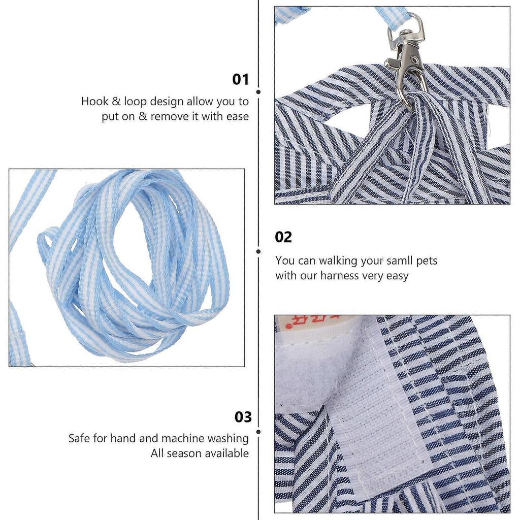 Small Pet and Leash for Guinea Pigs, Lightweight, Comfortable,, Sizes S 18-24cm & L 24-27cm