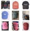 Custom Text Logo Embroidery Vintage Washed Cotton Baseball Cap Fashion Women Men Hat Sport Visors Snapback Cap Sun Hat