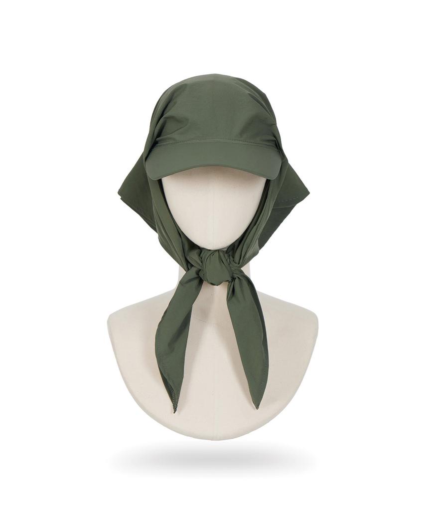 Bajal Label Bandana Ball Cap Khaki