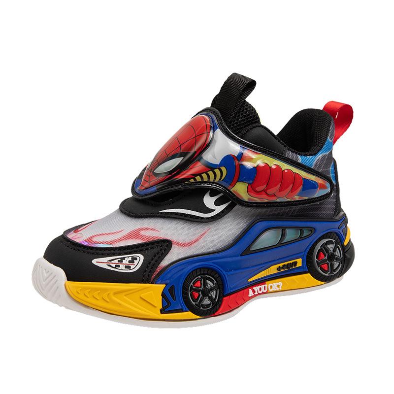 Children's Basketball Shoes Breathable and Comfortable Boys' Casual Luminous Soft-soled Sports Shoes