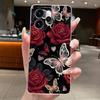 For OPPO Reno 15F 5G Case CPH2801 Clear Fashion Butterfly Flower Soft TPU Silicone Cover For OPPO Reno15 F Reno 15 FS Phone Case