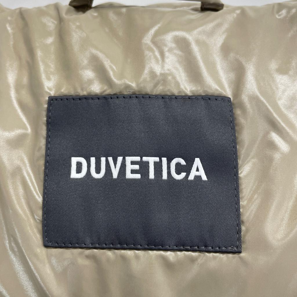 DUVETICA Brown DONNA Fur Hooded Down Coat Coat 38 beigeUsed