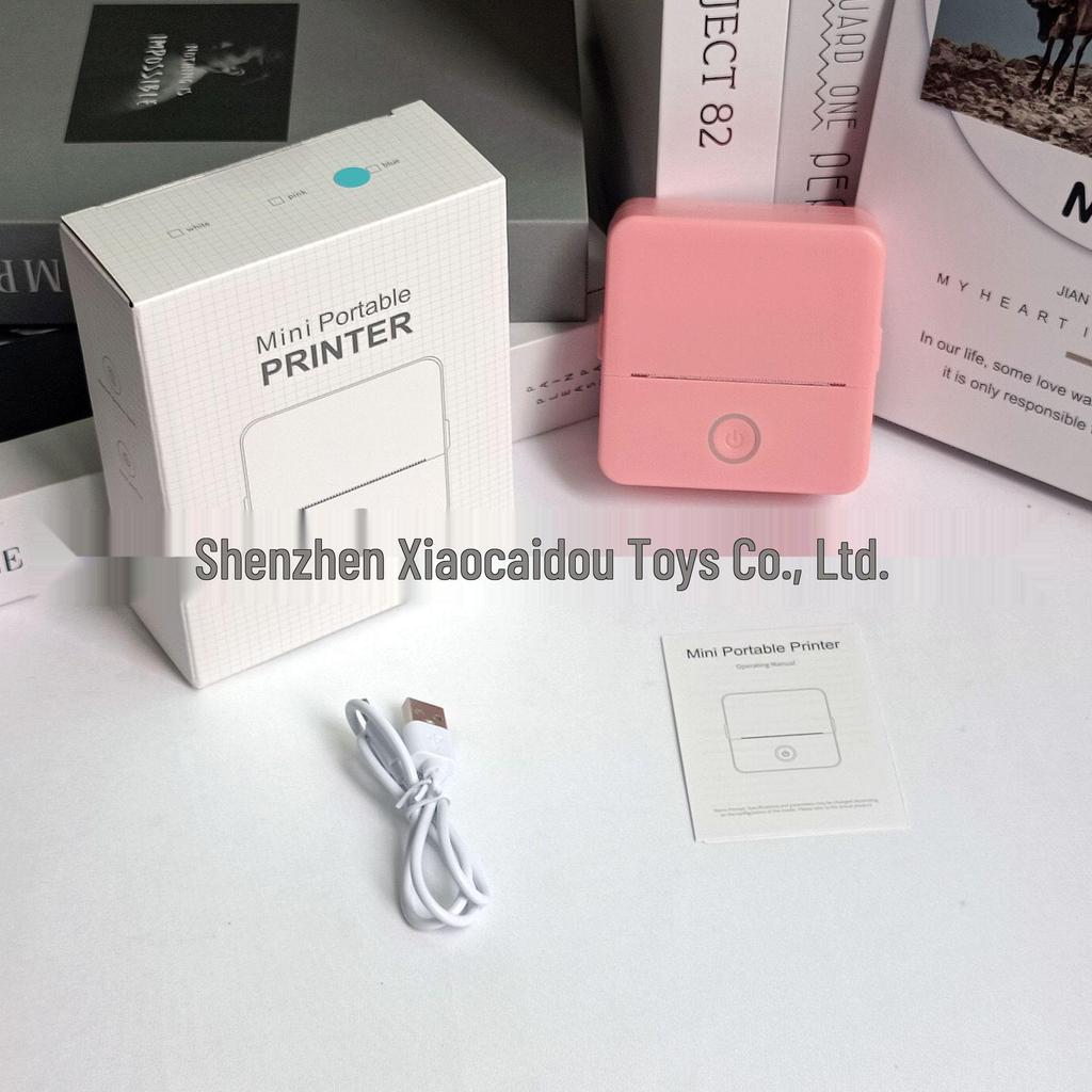 Portable Bluetooth Mini Printer for Students and Home Use