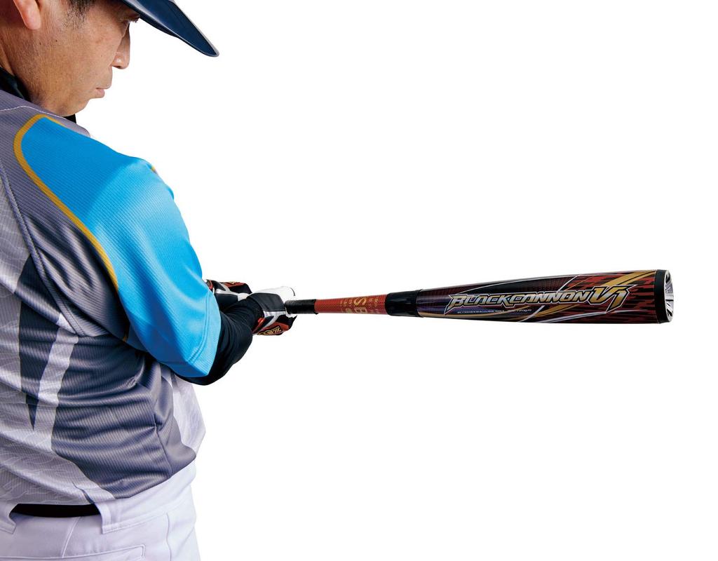 ZETT Boys Softball Baseball Bat Black Cannon V1 FRP 80cm 600g Average BCT75100 (Carbon) Black/Red (1964)