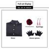May I Ask For One Final Thing Scarlett Black Dress Cosplay Costume With Satin And Silk For Halloween Anime Fans