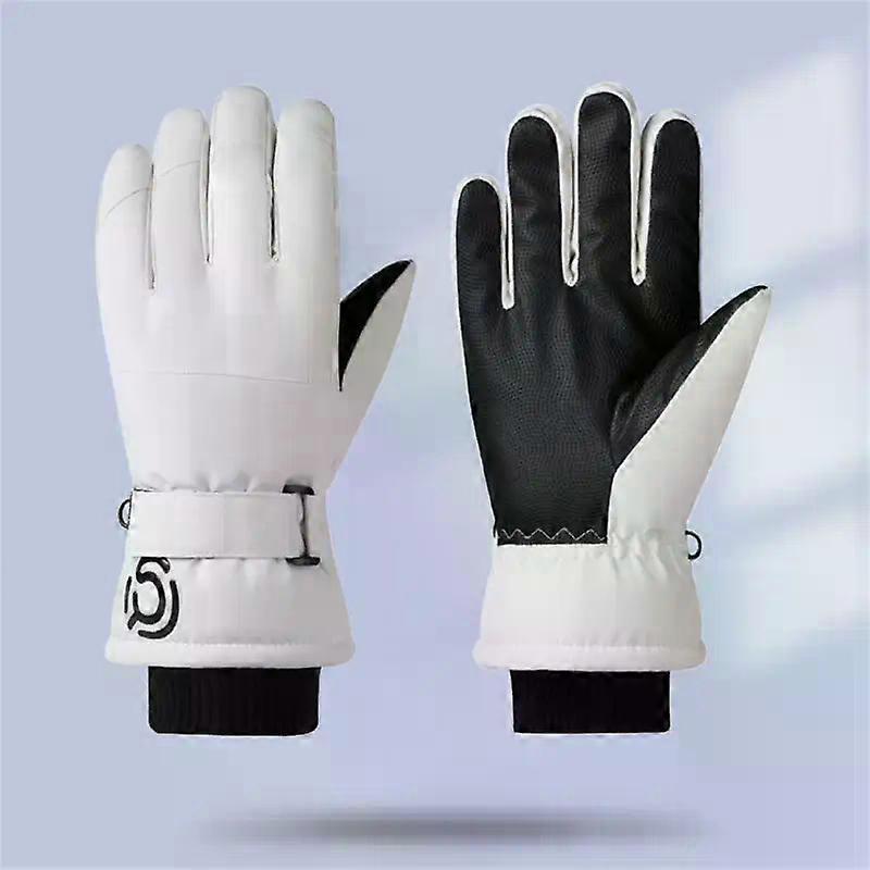 Winter Men Women Ski Gloves Windproof Warm Waterproof Touch-Screen Fleece Non-slip Snowboard Snowmobile Cycling Skiing Gloves