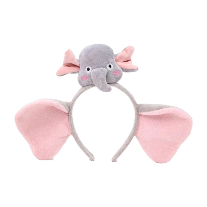 

Cartoon Headbands Plush Animal Hairhoop For Kids Teens And Adult Fun Fashion Face Washing Hairband Party Accessories
