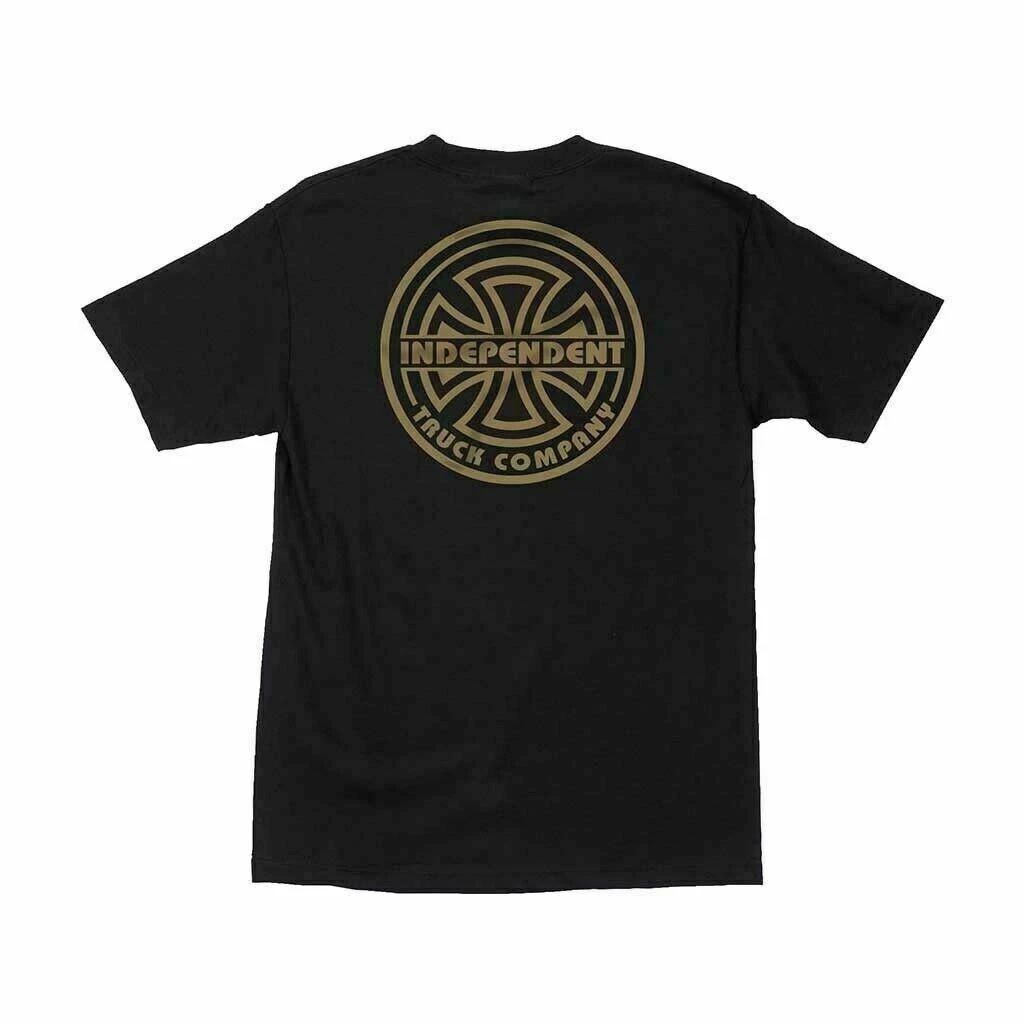 Independent Trucks BAUHAUS BOLD Skateboard T Shirt BLACK M