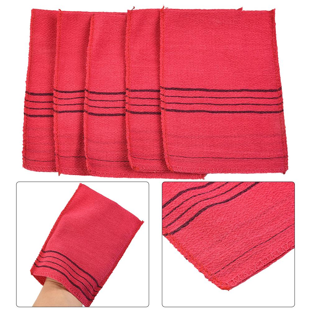 Bath Towel Exfoliating Bath Towel Exfoliate Skin Flat Mouth 14*18.5cm Coarse Sand Bath Towel Three-dimensional