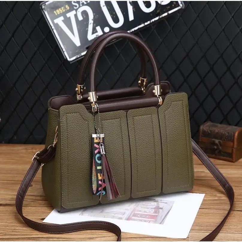 High-Quality Stitching Womens Bags  New Fashion Womens Handbags Large Capacity One-Shoulder Messenger Bag Luxury Tote Bags