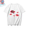 White Childrens Tshirt Japanese Anime Naruto Peripheral Pure Cotton Printed Parentchild Outfit Summer Casual Loose Tshirt