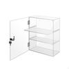 Acrylic Display Cabinet 3-Tier with Shelves Secure for Boutiques