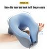 Tragbares U-förmiges Reisekissen Memory Foam Schlafkissen Büro Nickerchenkissen Auto Flugzeug Nackenkissen Ergonomische Kopfstütze