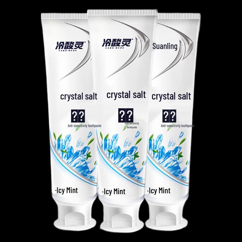 Cold Sensodyne Crystal Salt Fresh White Toothpaste Family Pack