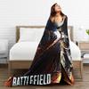Battlefield 2042 Game Blankets  Airplane Travel Flannel Bedding Throws For Living Room Warm Soft Custom Quality Bedspread