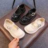 Girls Sweet Princess Shoes 2025 Spring and Autumn New Children's Foreign Fashion Small Leather Shoes British Style Retro Doudou Shoes