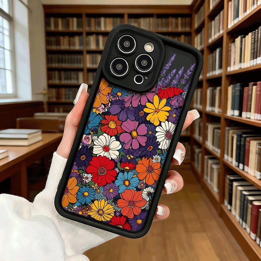 Wildflowers with Lavender Shockproof Soft Phone Case For Xiaomi Redmi Note 15 14 13 12 11 10 9 8 Pro Anti-Slip Anti-Fall Cover