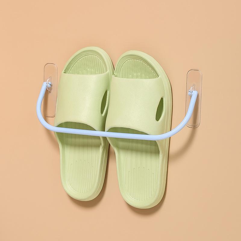 Plastikowe Stojaki do Przechowywania Butów Bez Wiercenia Montowane na Ścianie Stojak do Ociekania Kapci Półka Organizer na Trampki Akcesoria do Sypialni Łazienki