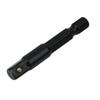 Tool Nut Driver Sockets Socket Adapter Replacement For Electric Screwdriver Tool For Screwdriver Handle 3pcs Kit Black