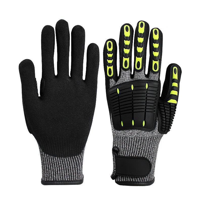 HuaHengZhen Impact & Cut Resistant Safety Gloves 10