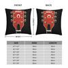 Gretsch Guitar Pillowcase Polyester Linen Velvet Creative Zip Decorative Pillow Case Sofa Seater Cushion Cover