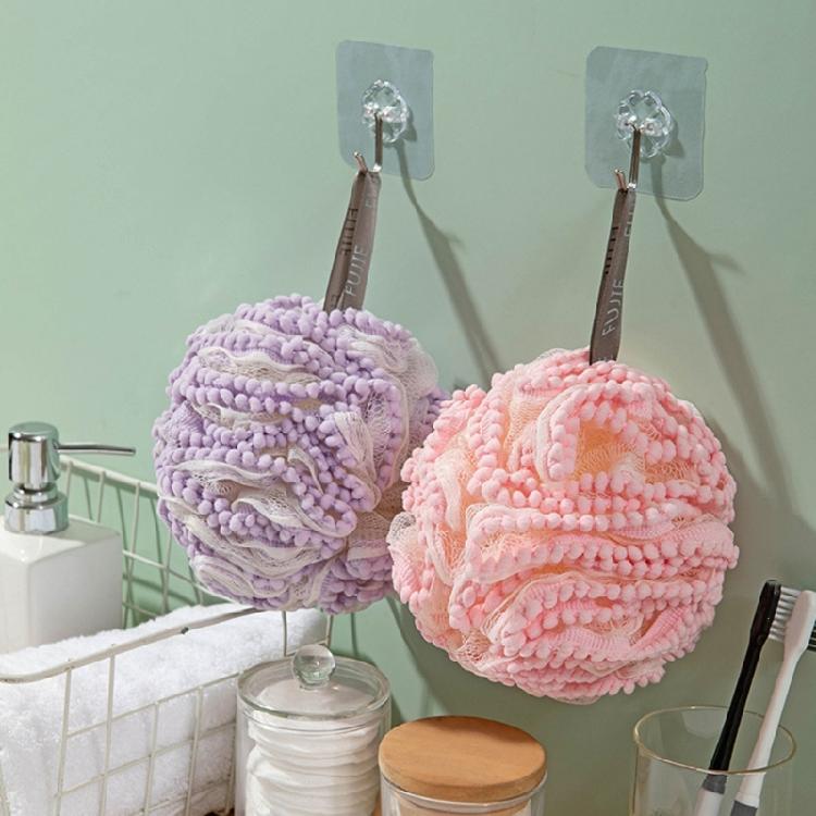 Mesh Shower Ball 80g Exfoliating Body Scrubber Shower Sponge Puff for Women Men