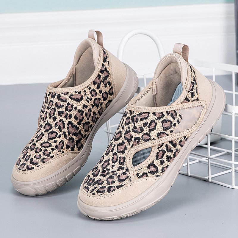 Sapatos Diabéticos Sapatos Largos para Caminhada com Fecho Ajustável Tênis Leves para Edema Tênis Antiderrapantes com Velcro para Idosos