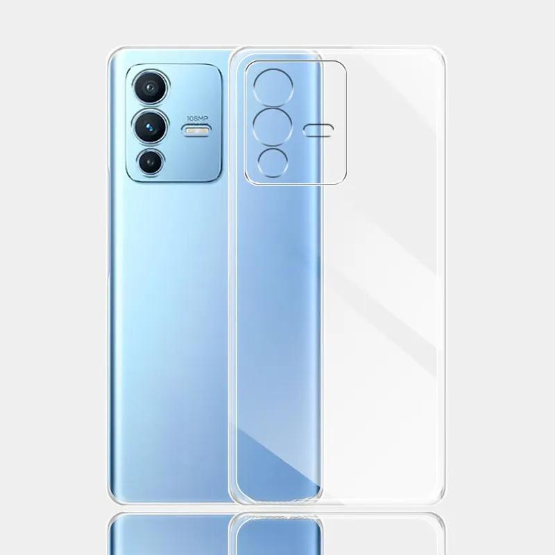For VIVO V 23 V23Pro V23 Pro 5G Case Silicone Soft Transparent Mobile Phone Cases Clear Back Cover Funda Coque Carcase Shells