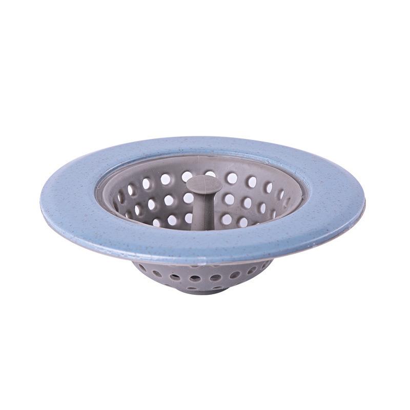 2pcs Silicone Anti-clogging Filter Portable Sink Strainer Bathroom Kitchen Tool for Drains Cover Hair Waste Plug Filter Strainer